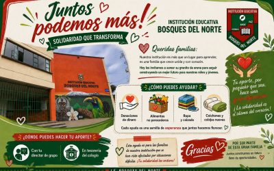 I.E. Bosques del Norte promueve jornada de solidaridad en apoyo a las familias de su comunidad educativa