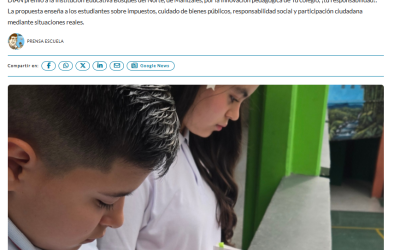 Orgullo Institucional: La DIAN Otorga Reconocimiento a la I.E. Bosques del Norte por su Propuesta de Innovación Educativa