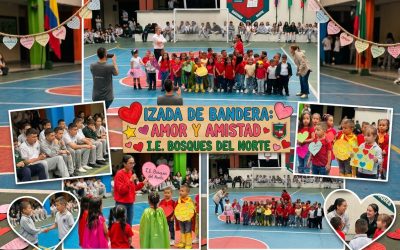 ¡El Amor y la Amistad Florecen en Bosques del Norte! Gran Izada de Bandera de Preescolar