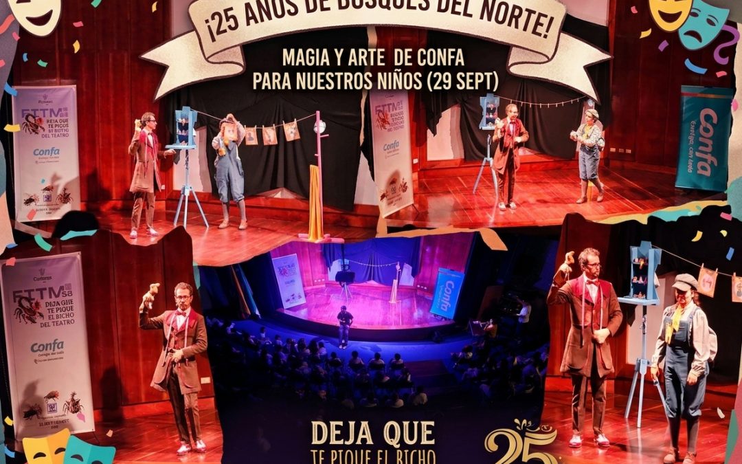 ¡El arte y la magia de Confa se sumaron a la celebración de nuestras Bodas de Plata!