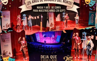 ¡El arte y la magia de Confa se sumaron a la celebración de nuestras Bodas de Plata!